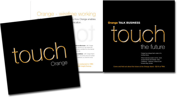 Orange Talk Business 'Touch' TMA mailing